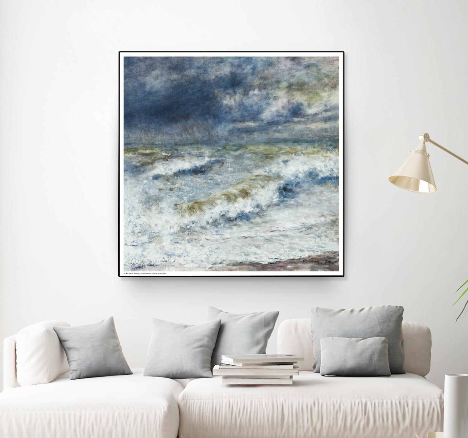 Seascape by Auguste Renoir on GIANT ART - green master