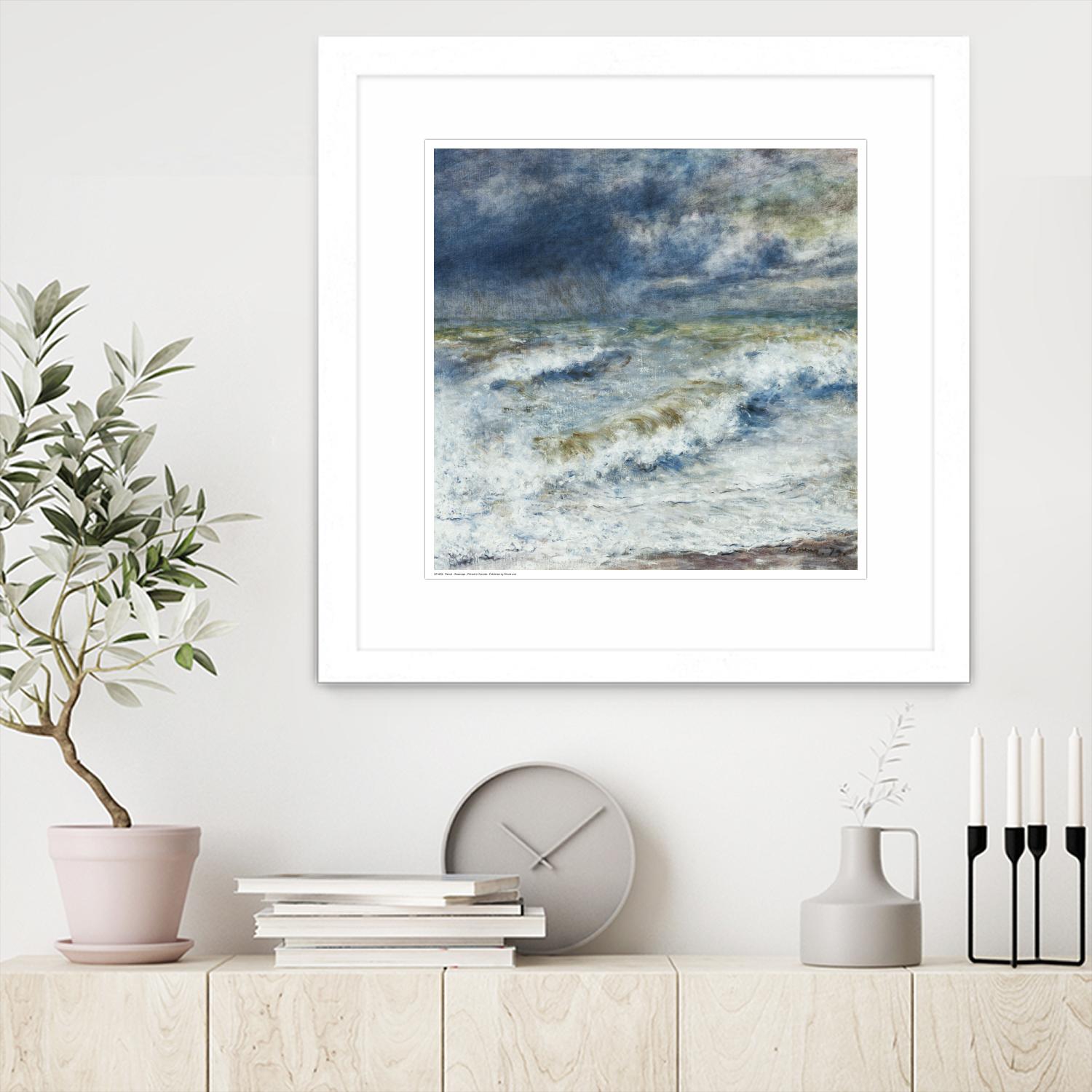 Seascape by Auguste Renoir on GIANT ART - green master