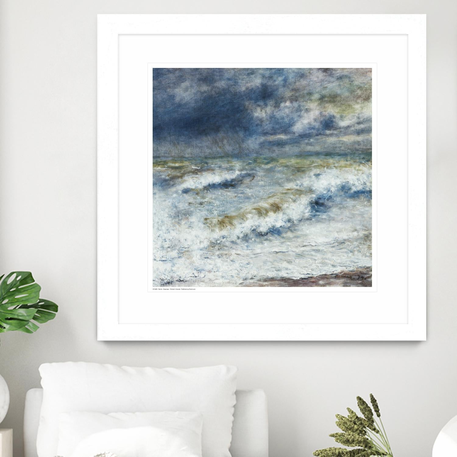 Seascape by Auguste Renoir on GIANT ART - green master