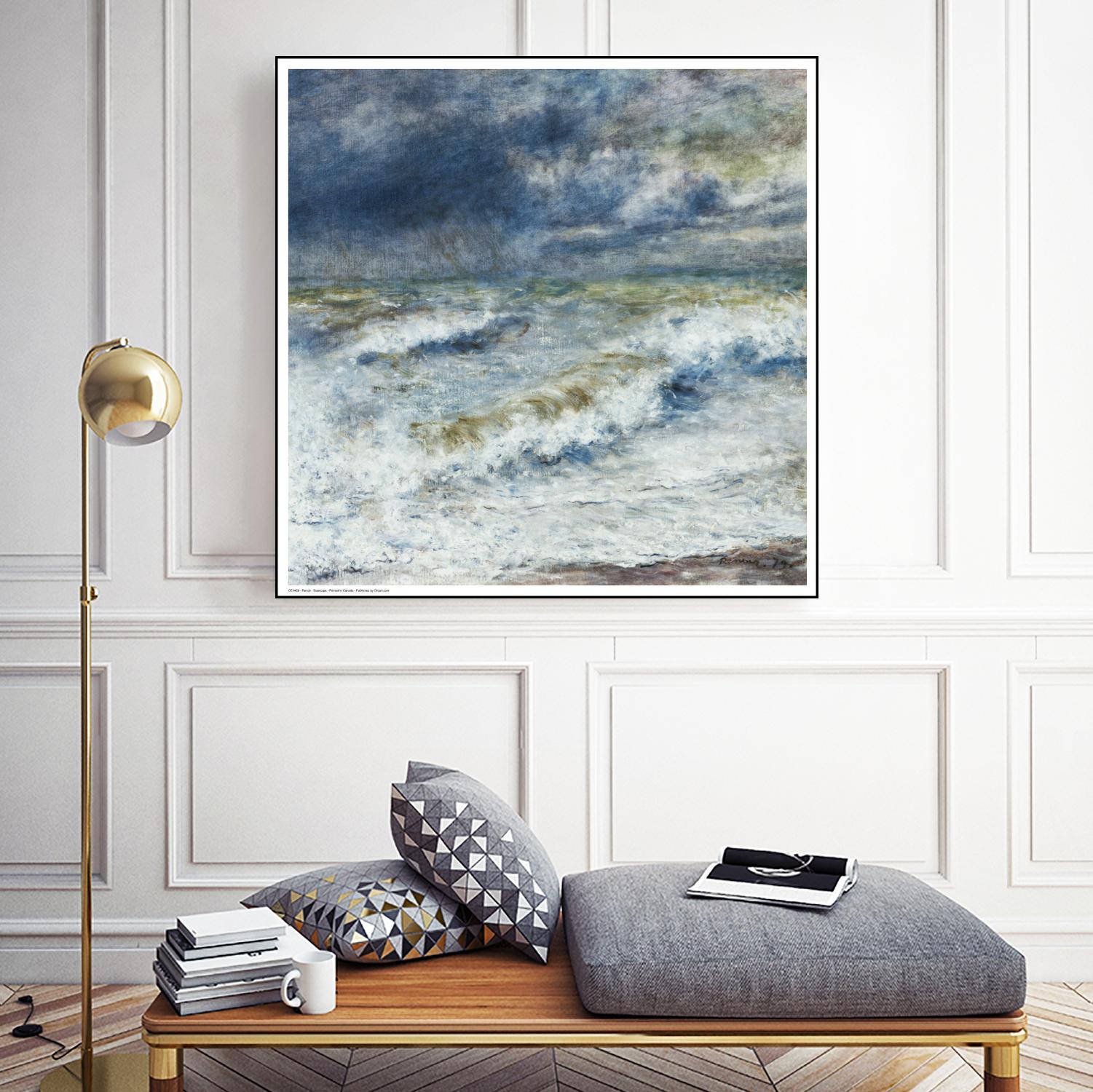 Seascape by Auguste Renoir on GIANT ART - green master