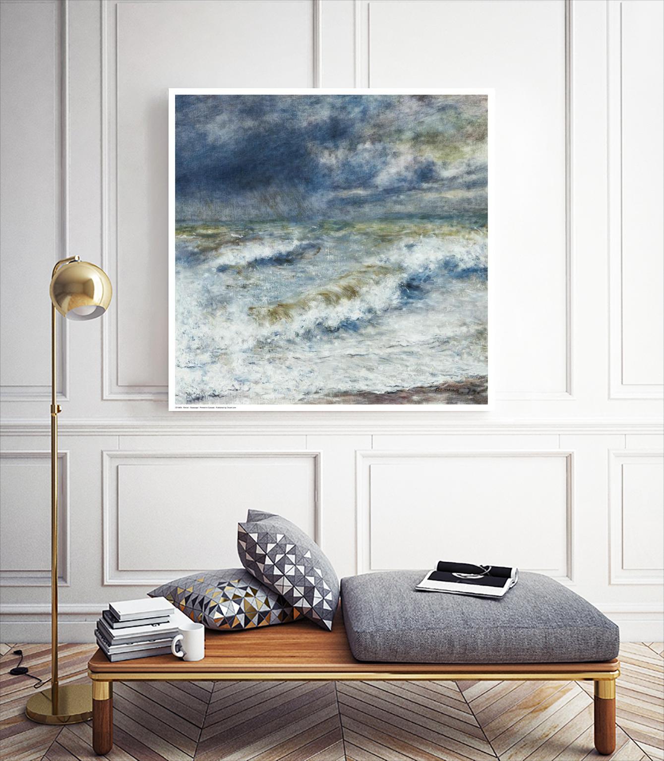Seascape by Pierre-Auguste Renoir on GIANT ART - green master