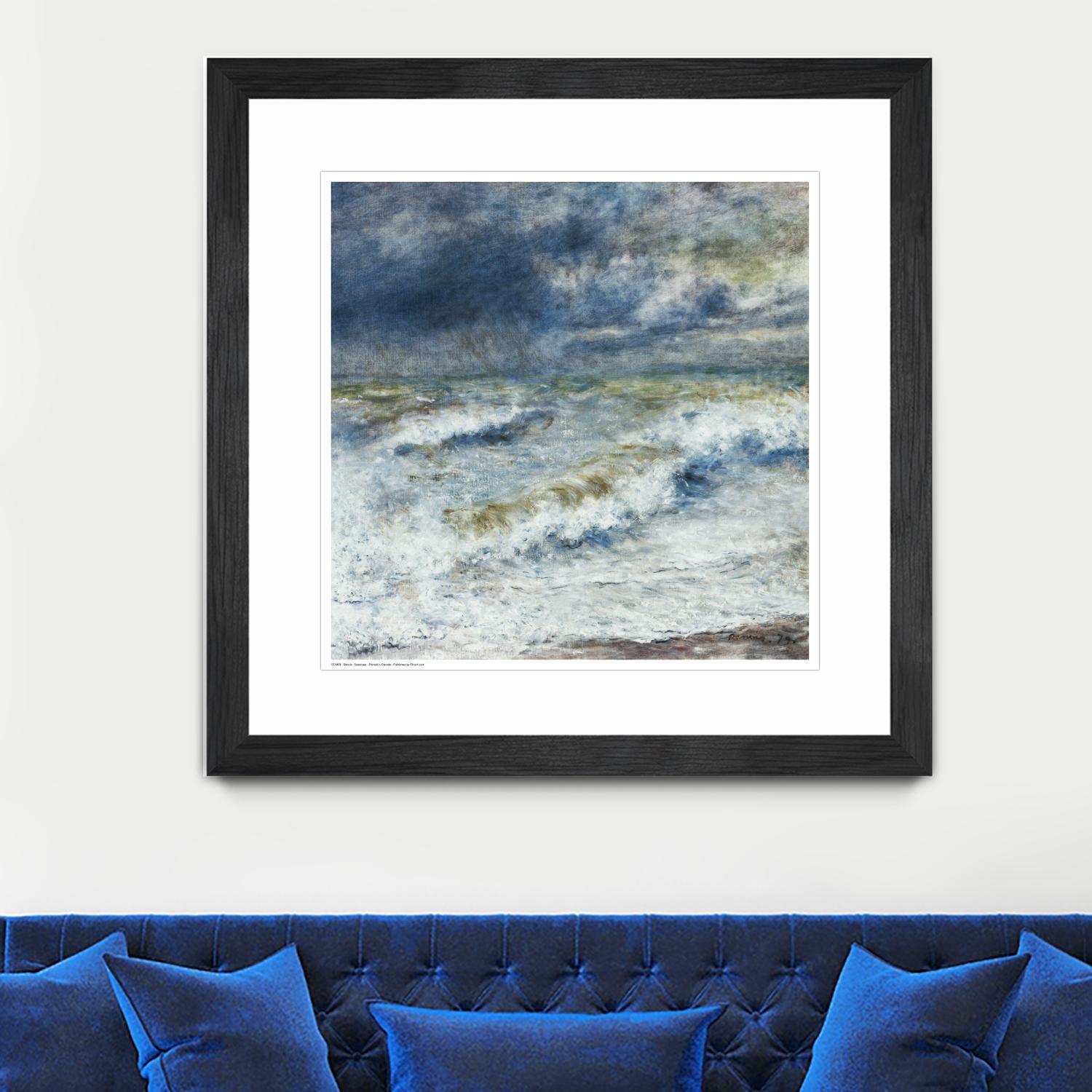 Seascape by Auguste Renoir on GIANT ART - green master