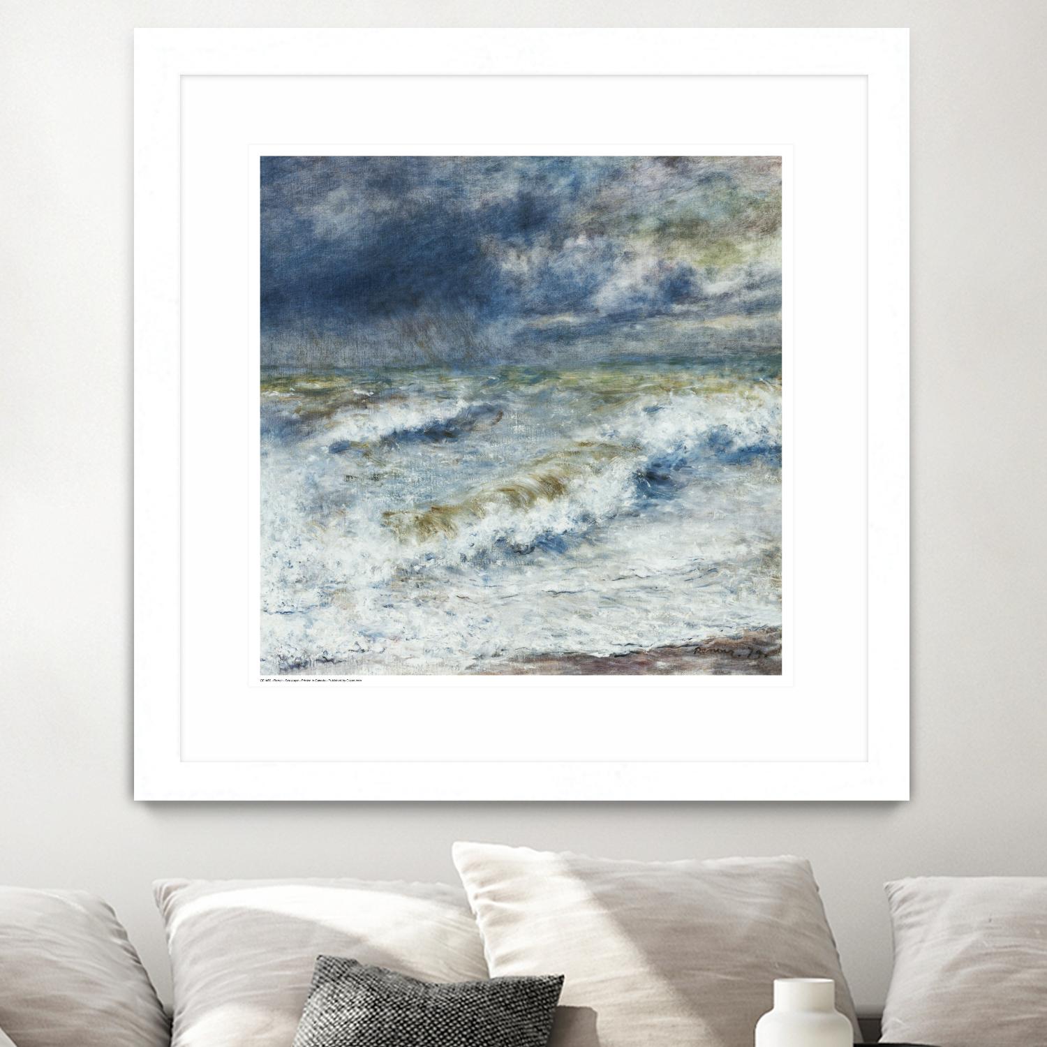 Seascape by Auguste Renoir on GIANT ART - green master