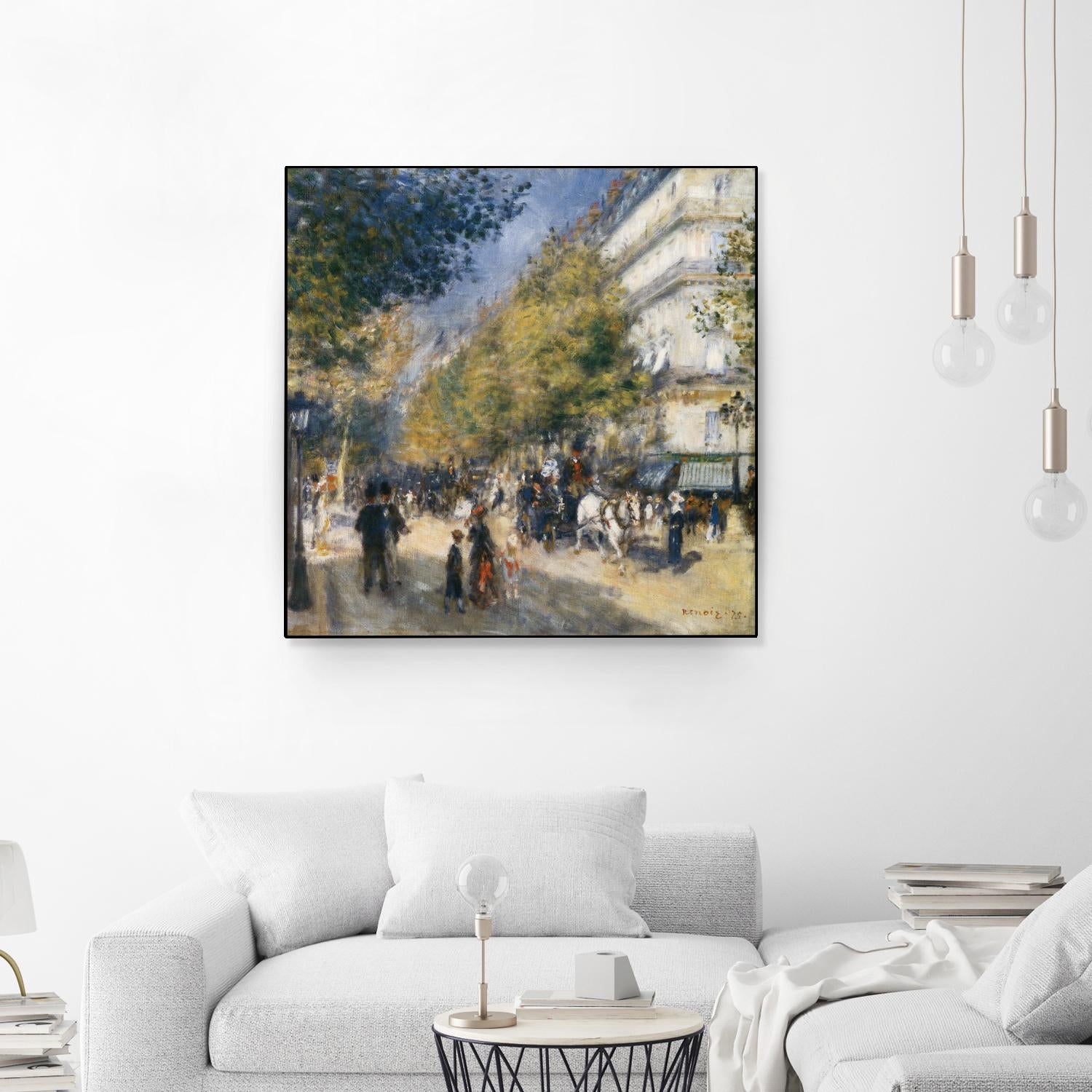 Les grands Boulevards by Auguste Renoir on GIANT ART - beige masters ville