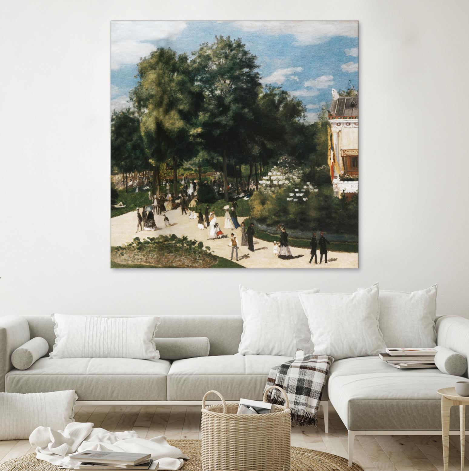 Ballade au parc by Auguste Renoir on GIANT ART - green masters renoir