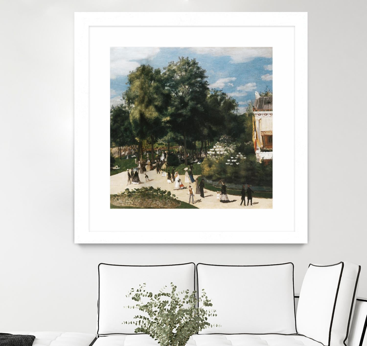 Ballade au parc by Auguste Renoir on GIANT ART - green masters renoir