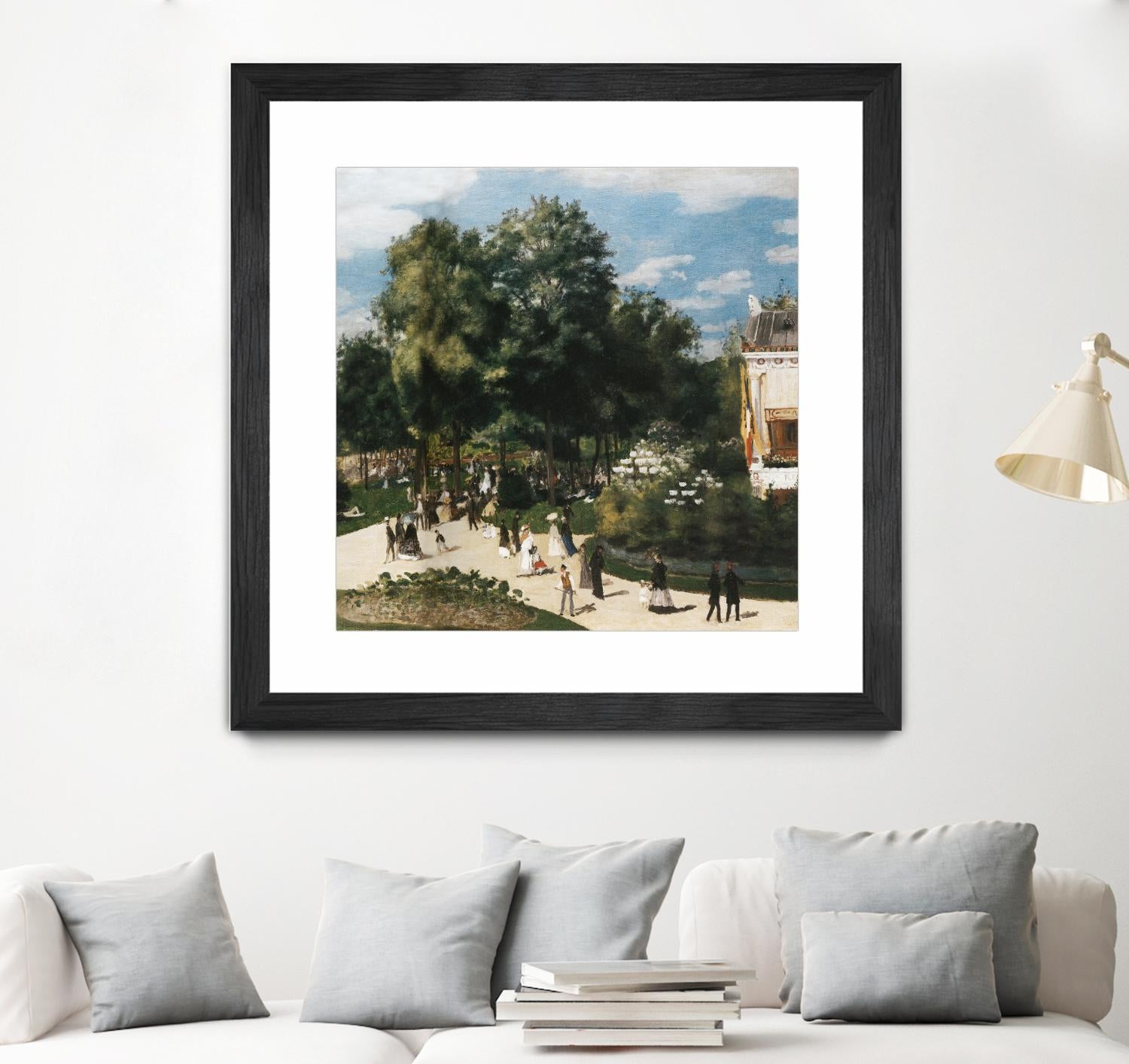 Ballade au parc by Auguste Renoir on GIANT ART - green masters renoir