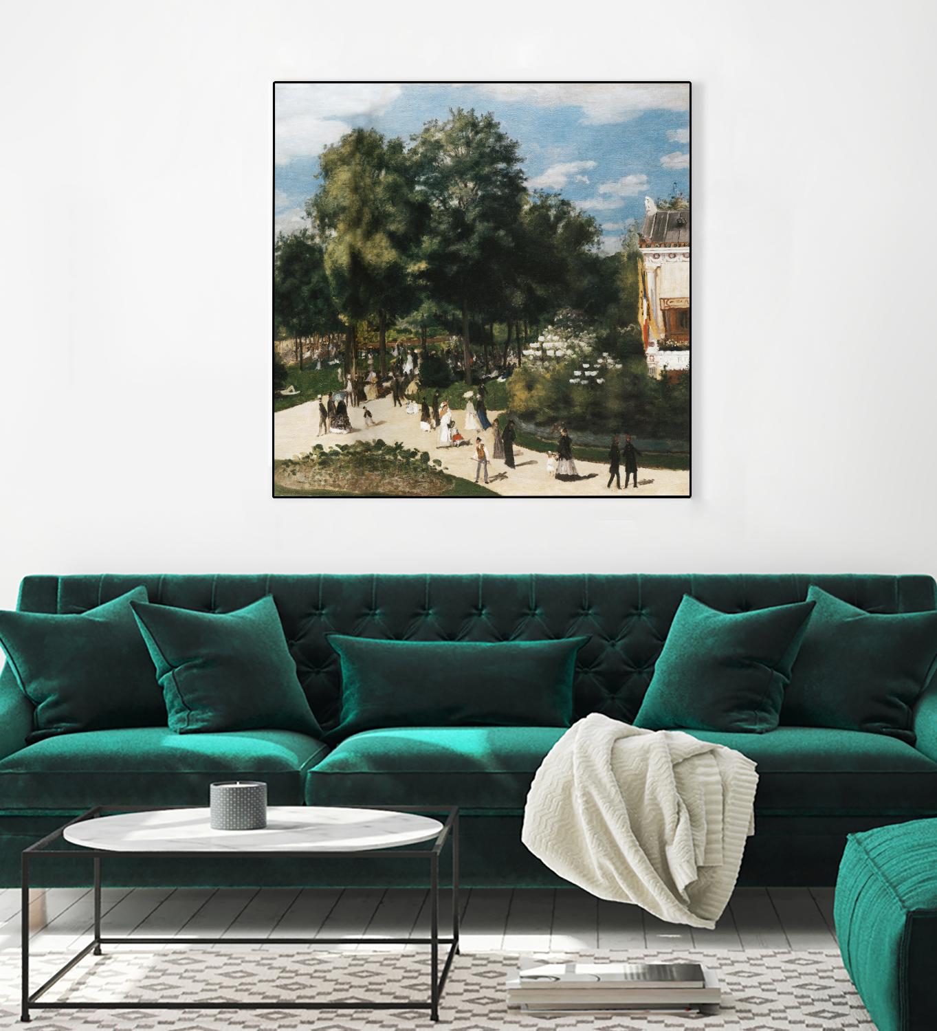 Ballade au parc by Auguste Renoir on GIANT ART - green masters renoir