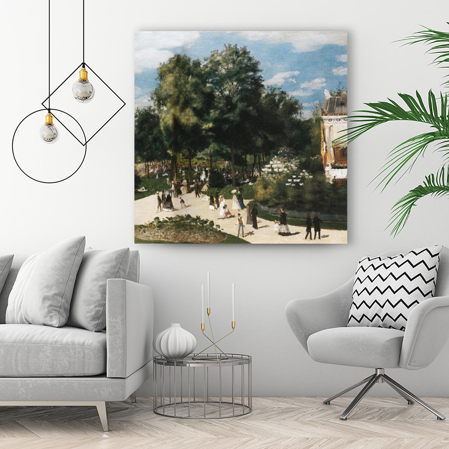 Ballade au parc by Auguste Renoir on GIANT ART - green masters renoir
