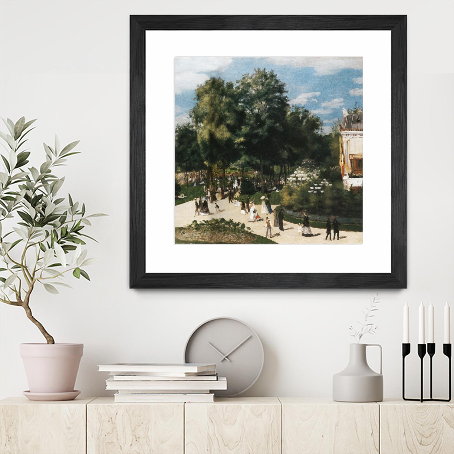 Ballade au parc by Auguste Renoir on GIANT ART - green masters renoir