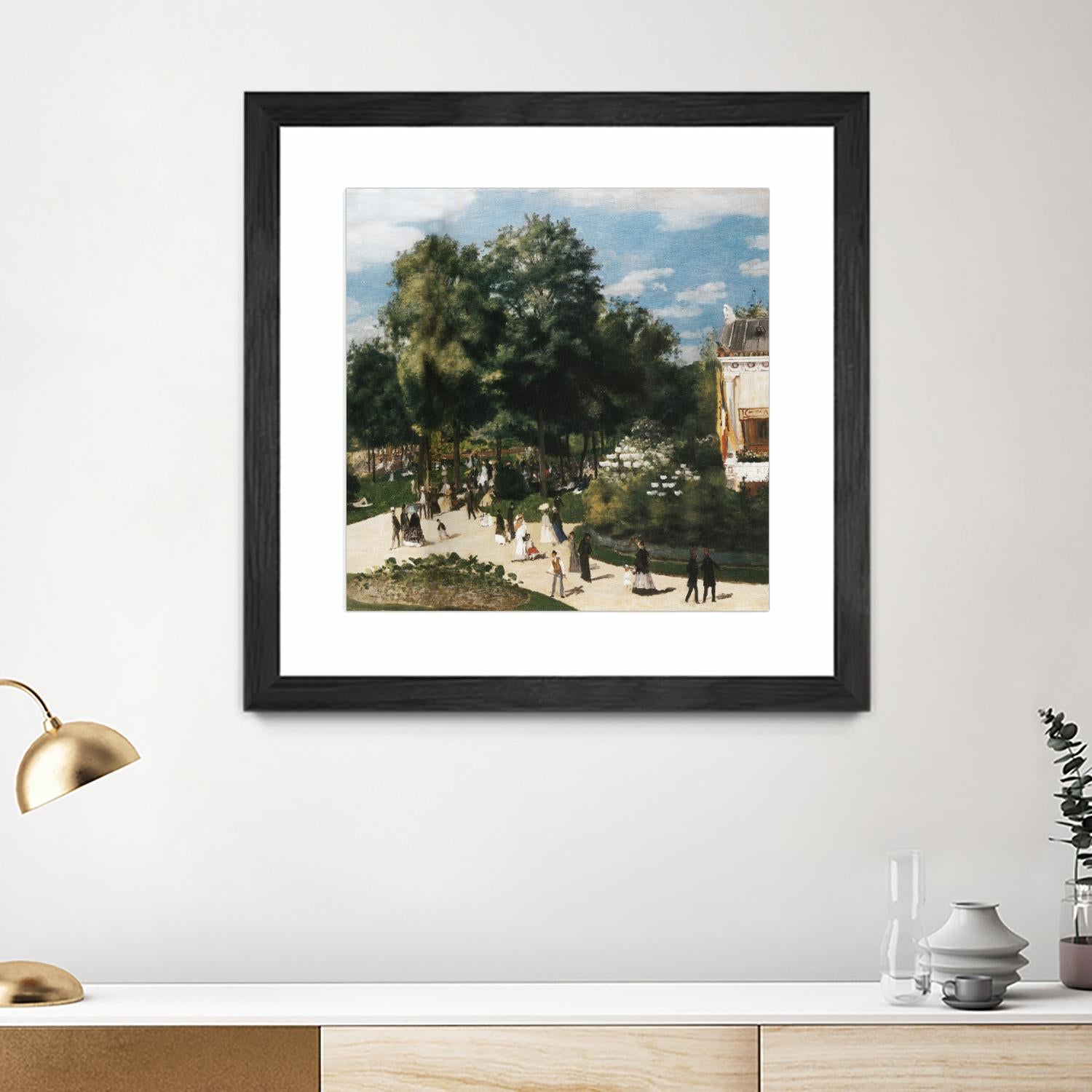 Ballade au parc by Auguste Renoir on GIANT ART - green masters renoir