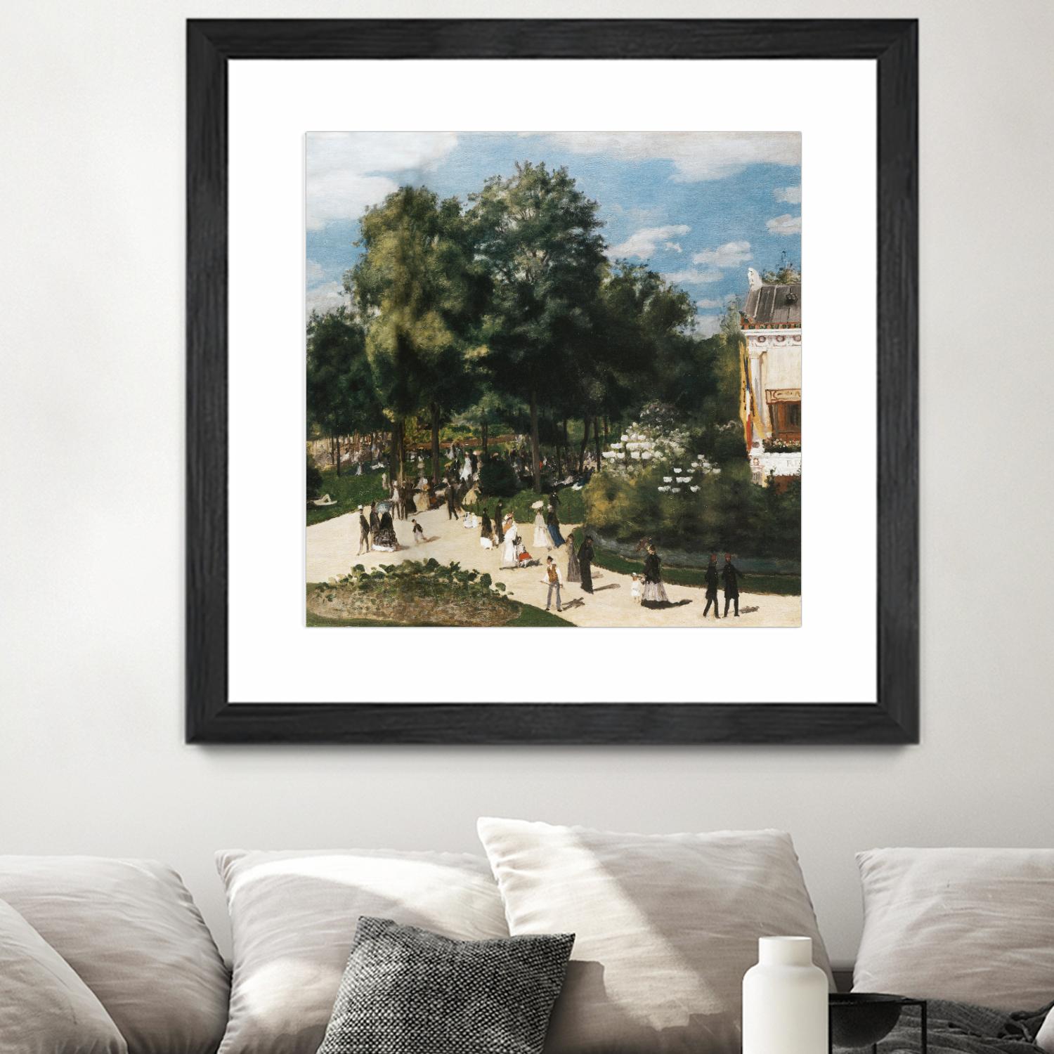 Ballade au parc by Auguste Renoir on GIANT ART - green masters renoir