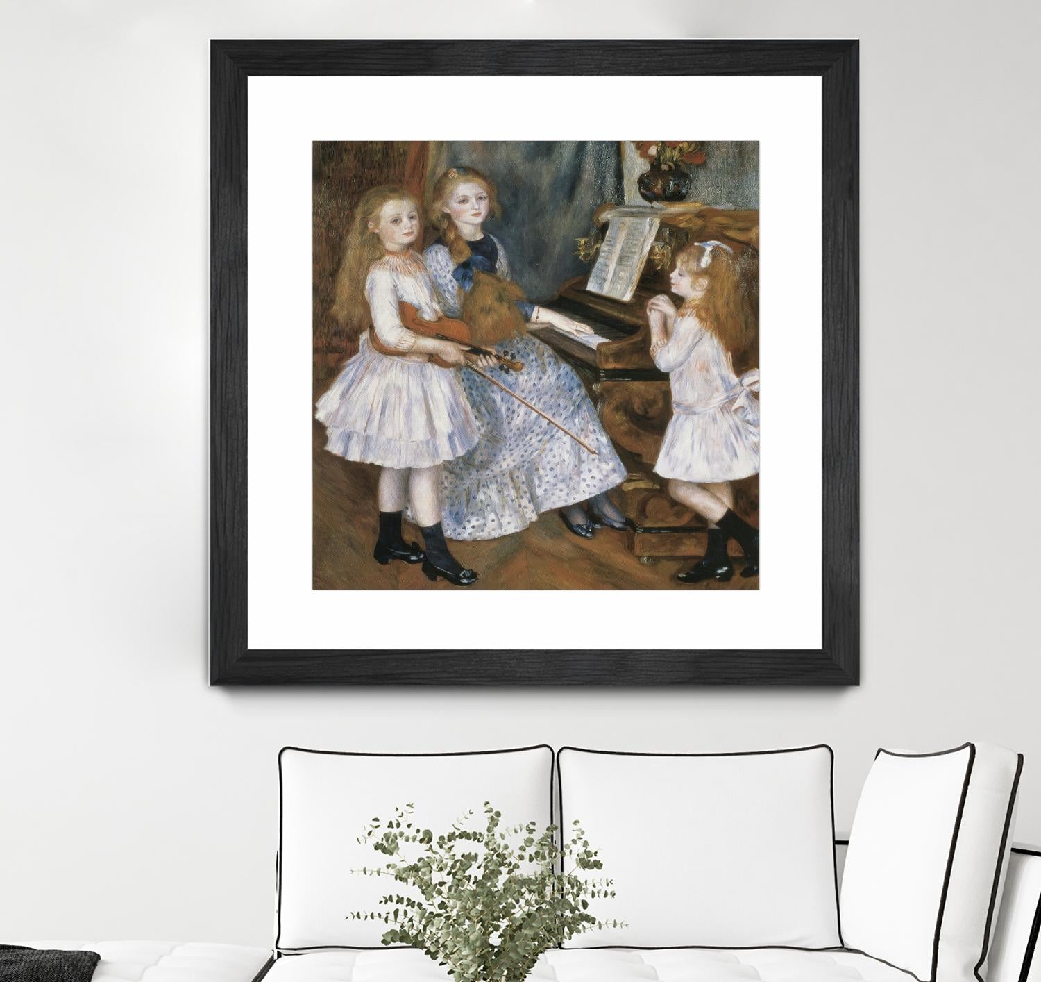 The daughters of Catulle Mendes by Auguste Renoir on GIANT ART - beige masters young women