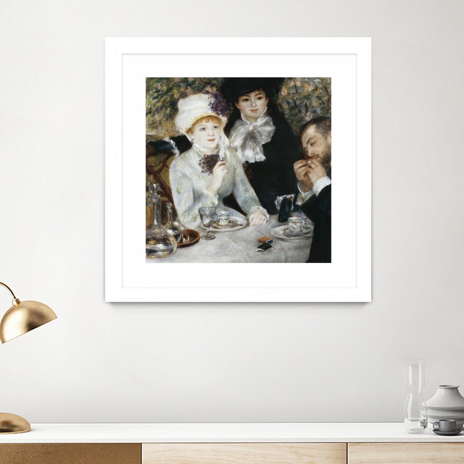 Après le déjeuner by Auguste Renoir on GIANT ART - white figurative dejeuner
