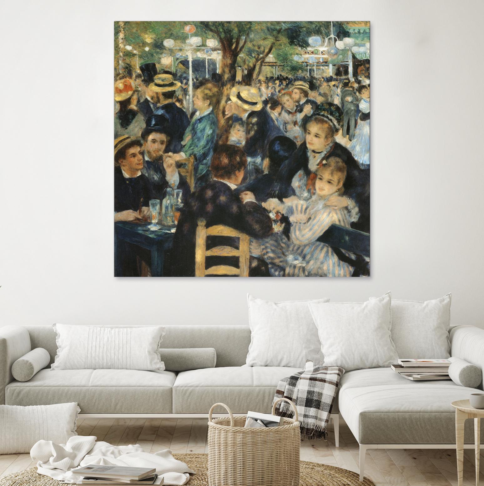 Au bal du moulin de la galette by Auguste Renoir on GIANT ART - beige figurative the party