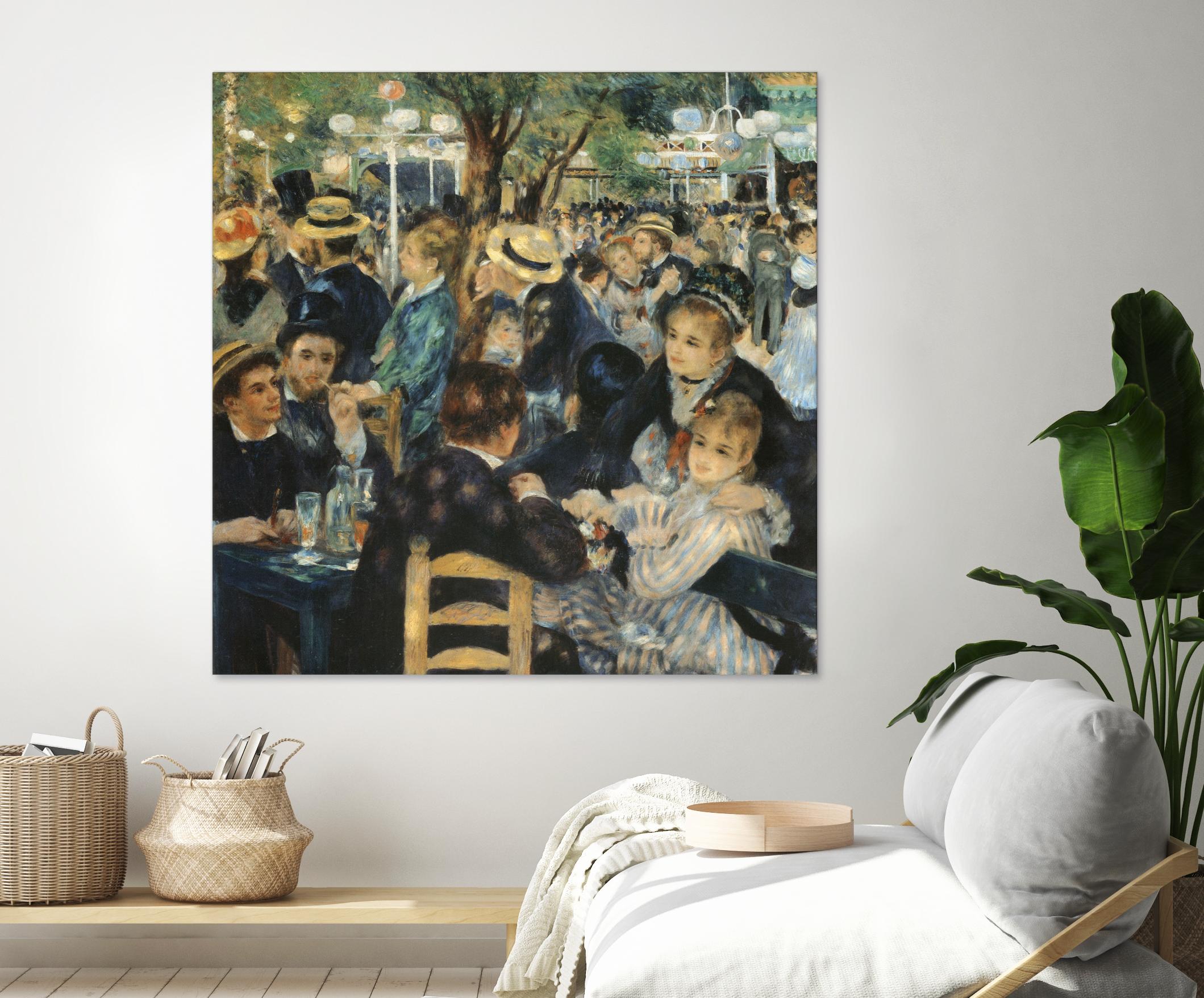 Au bal du moulin de la galette by Auguste Renoir on GIANT ART - beige figurative the party