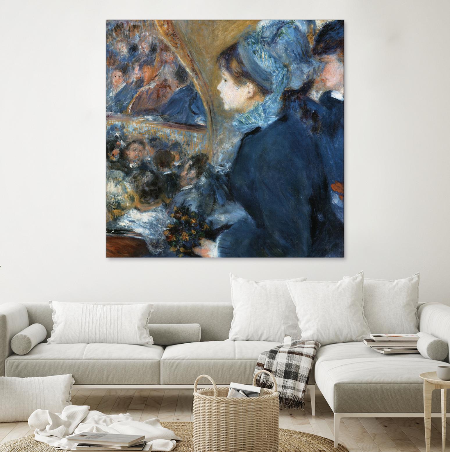 À l'opéra by Auguste Renoir on GIANT ART - beige figurative woman