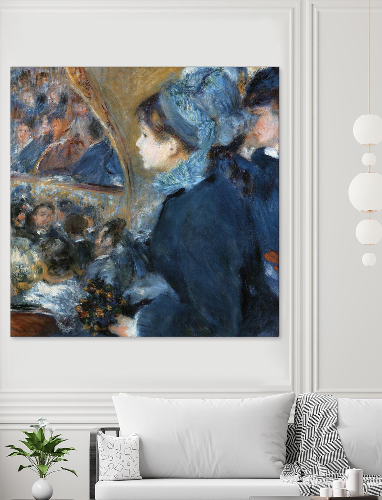 À l'opéra by Auguste Renoir on GIANT ART - beige figurative woman