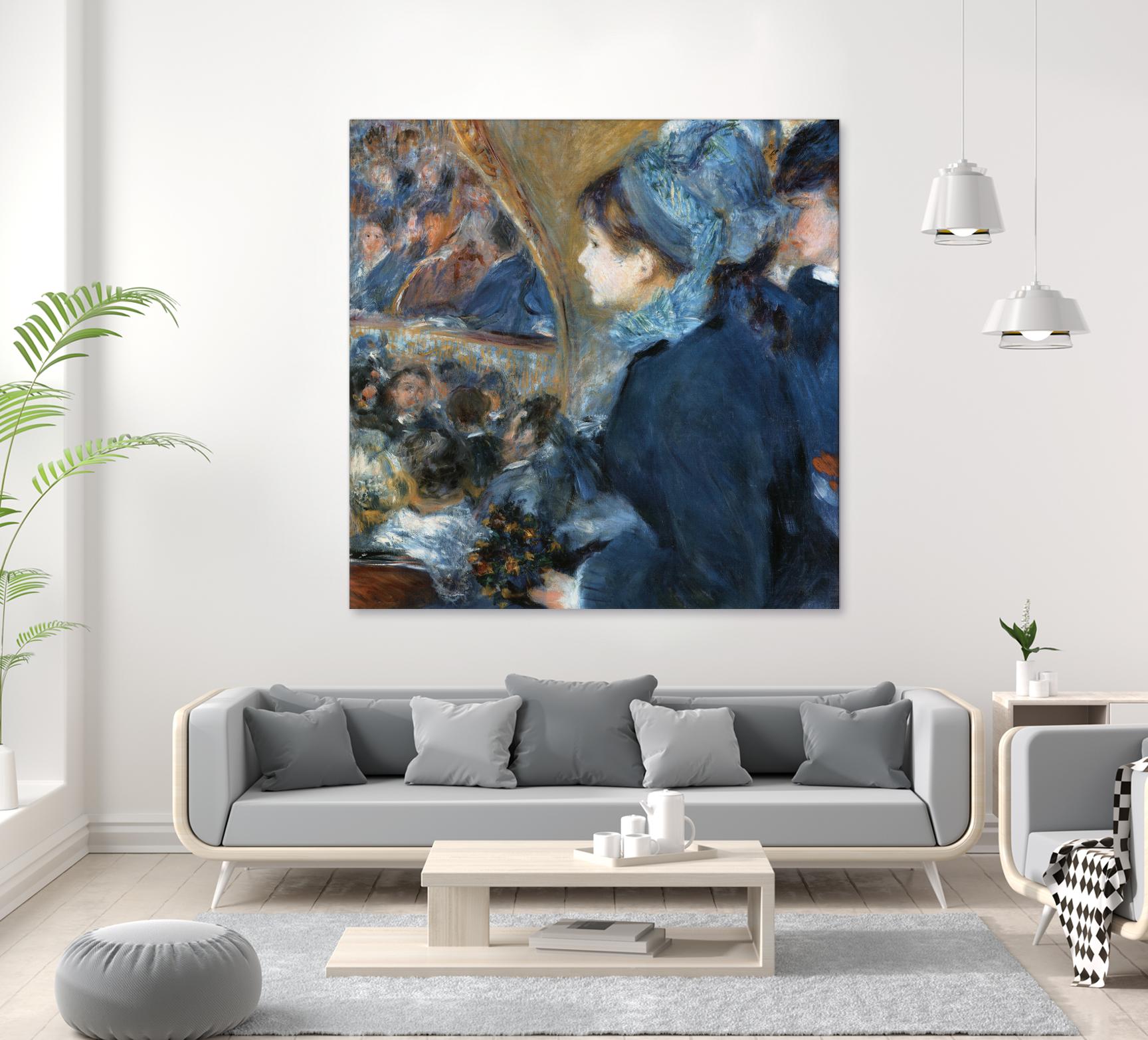 À l'opéra by Auguste Renoir on GIANT ART - beige figurative woman