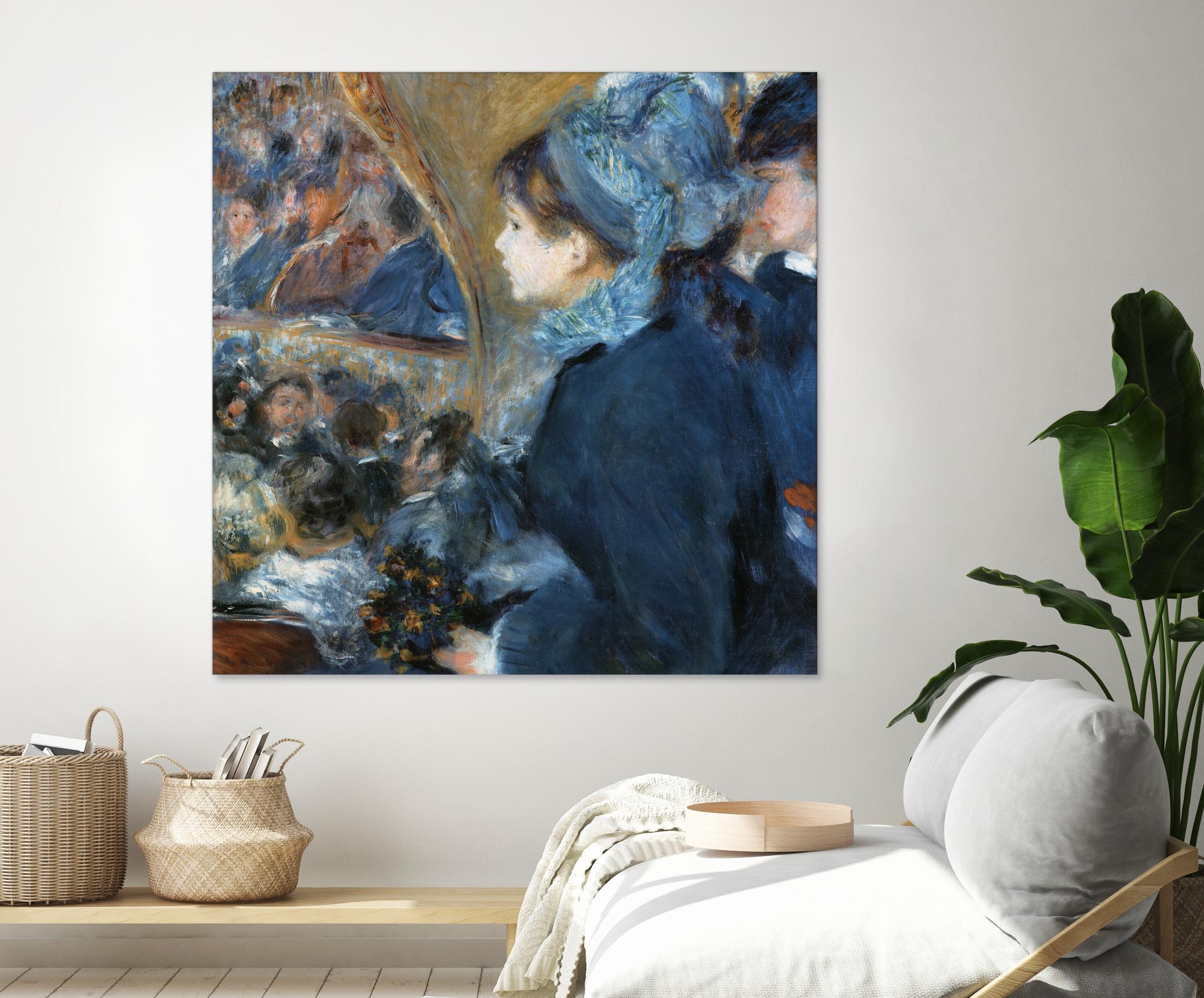 À l'opéra by Auguste Renoir on GIANT ART - beige figurative woman