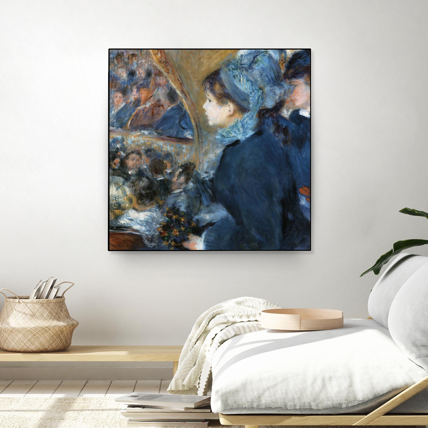 À l'opéra by Auguste Renoir on GIANT ART - beige figurative woman