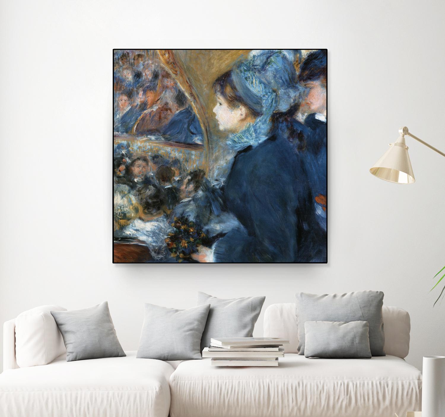 À l'opéra by Auguste Renoir on GIANT ART - beige figurative woman
