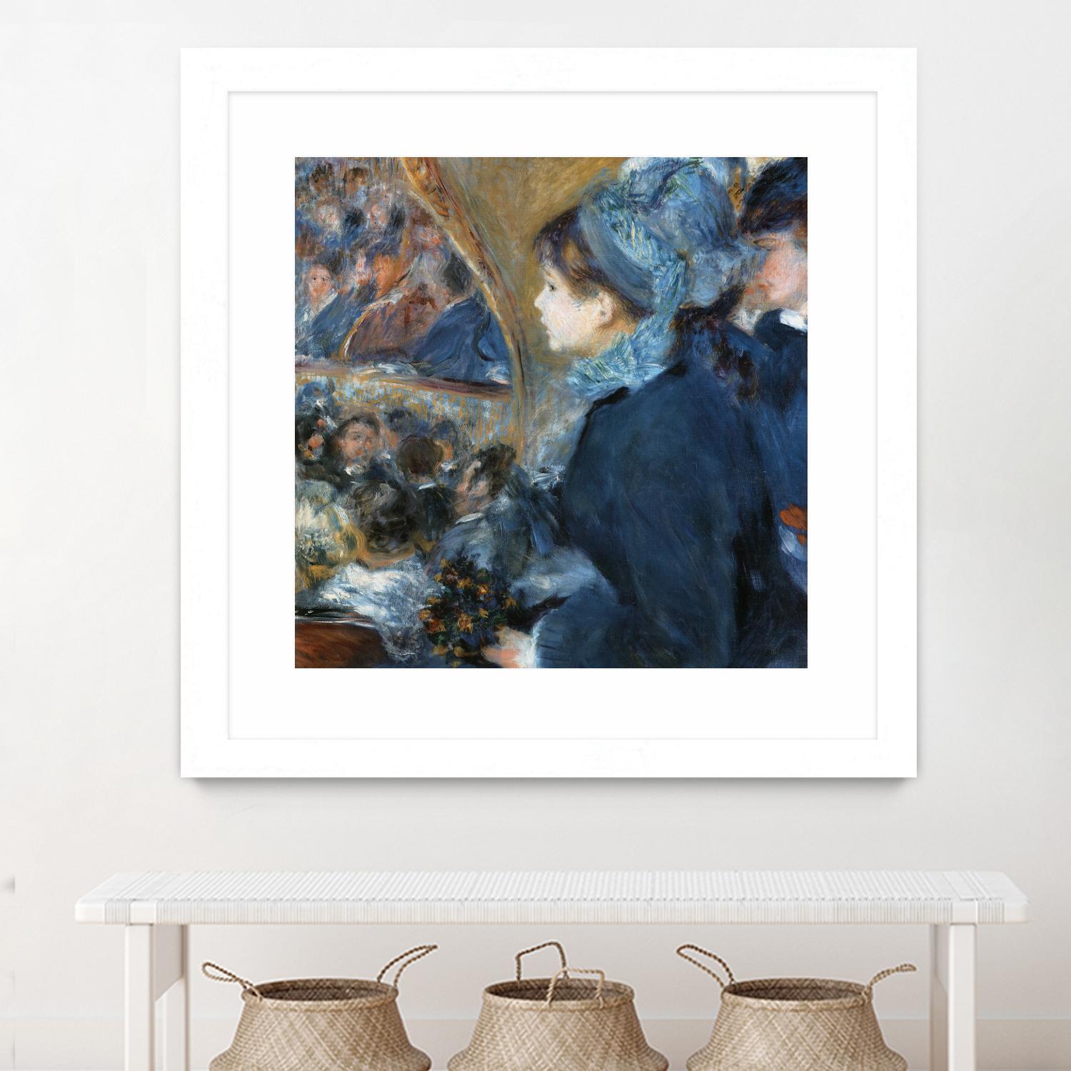 À l'opéra by Auguste Renoir on GIANT ART - beige figurative woman