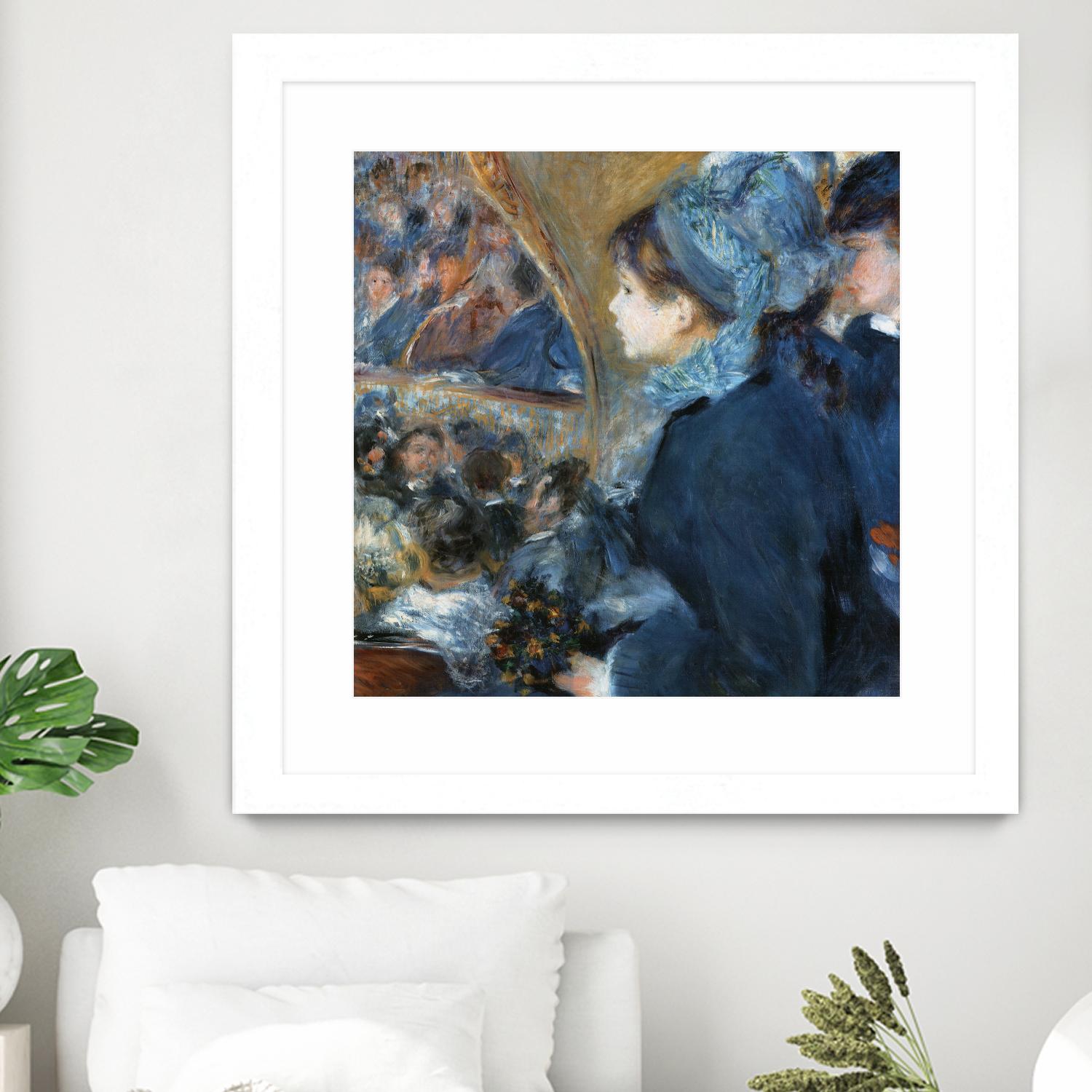 À l'opéra by Auguste Renoir on GIANT ART - beige figurative woman