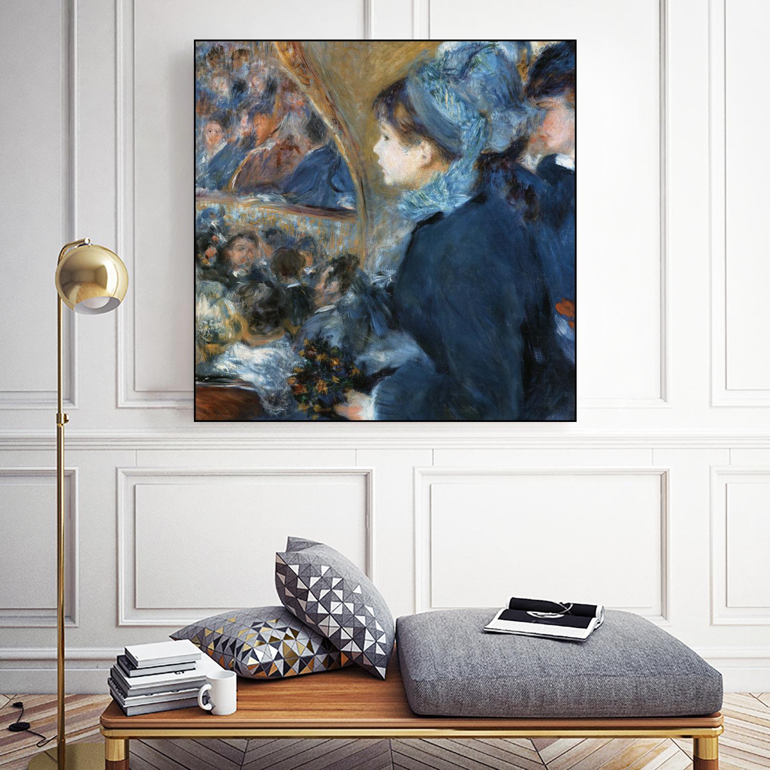 À l'opéra by Auguste Renoir on GIANT ART - beige figurative woman