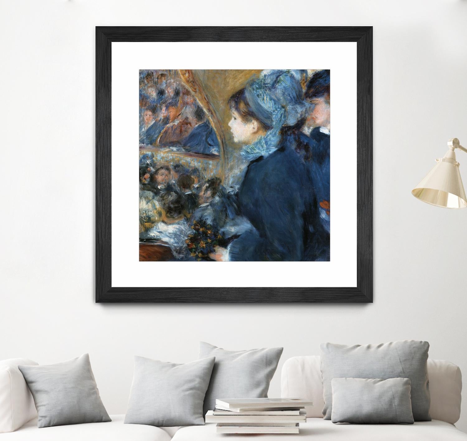 À l'opéra by Auguste Renoir on GIANT ART - beige figurative woman