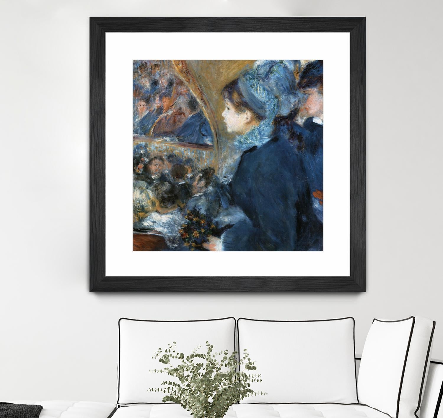 À l'opéra by Auguste Renoir on GIANT ART - beige figurative woman