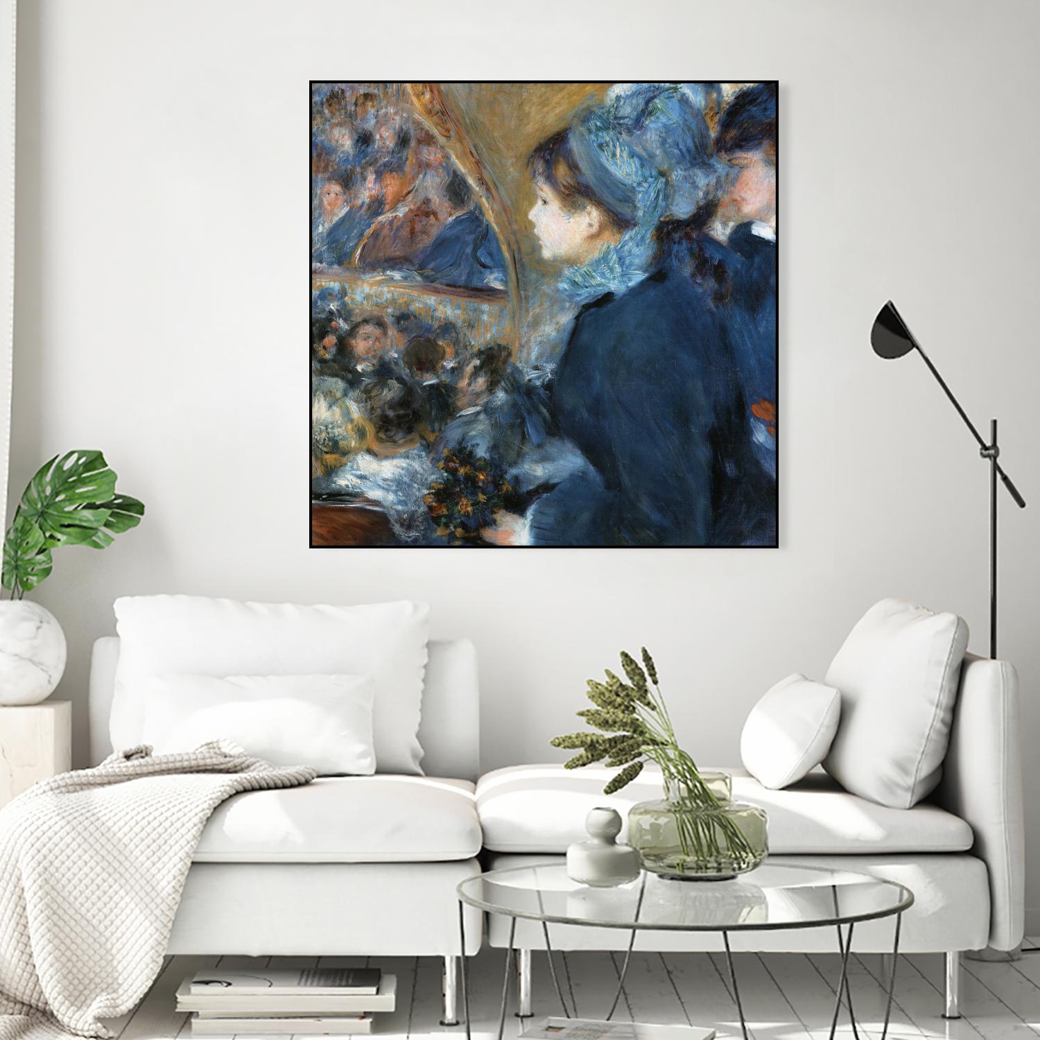 À l'opéra by Auguste Renoir on GIANT ART - beige figurative woman