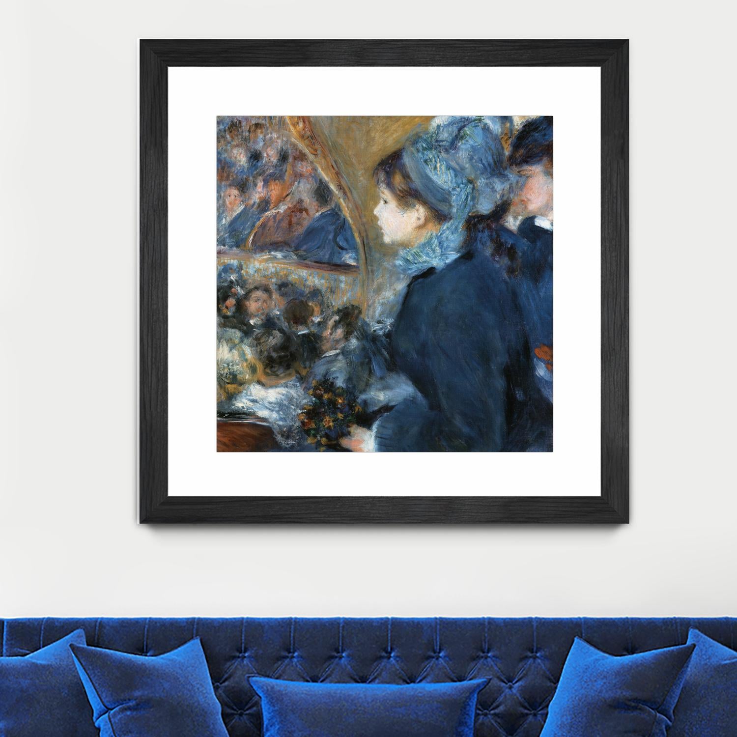 À l'opéra by Auguste Renoir on GIANT ART - beige figurative woman