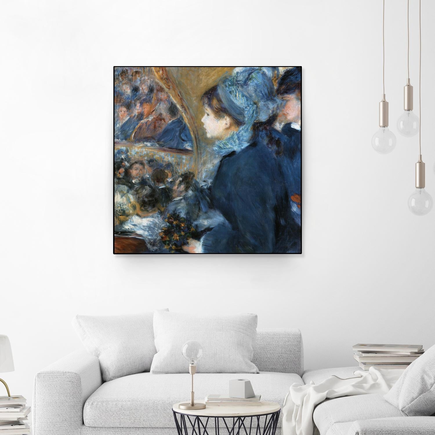 À l'opéra by Auguste Renoir on GIANT ART - beige figurative woman