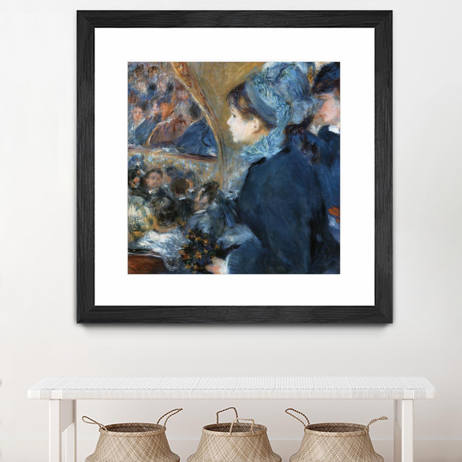 À l'opéra by Auguste Renoir on GIANT ART - beige figurative woman