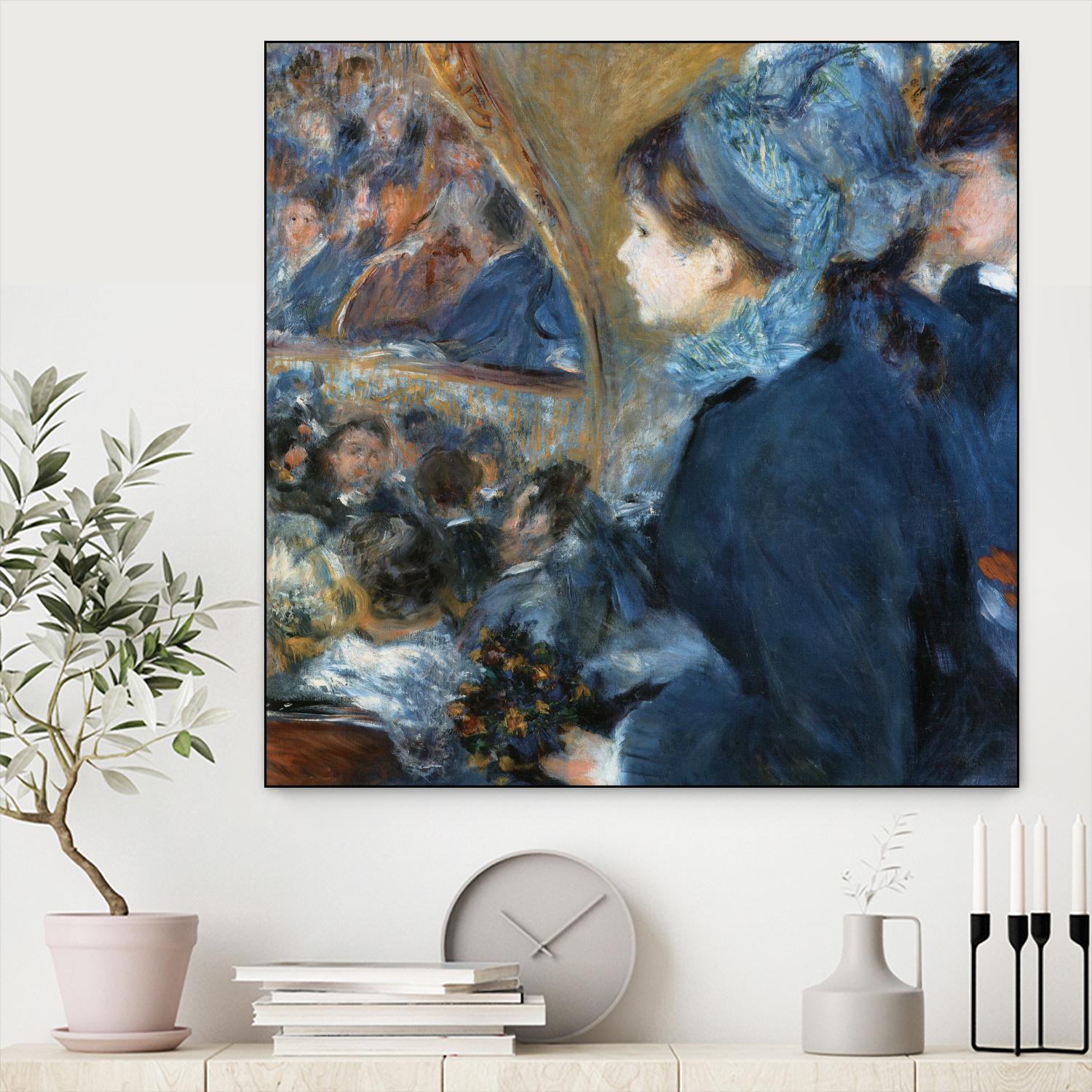 À l'opéra by Auguste Renoir on GIANT ART - beige figurative woman