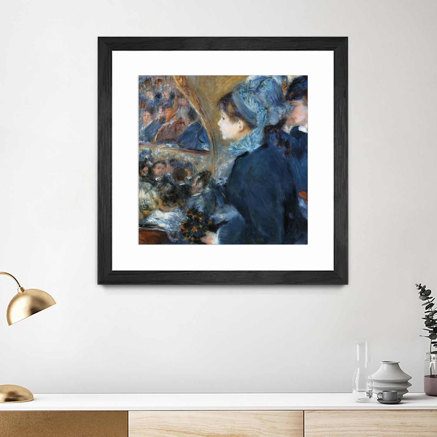 À l'opéra by Auguste Renoir on GIANT ART - beige figurative woman