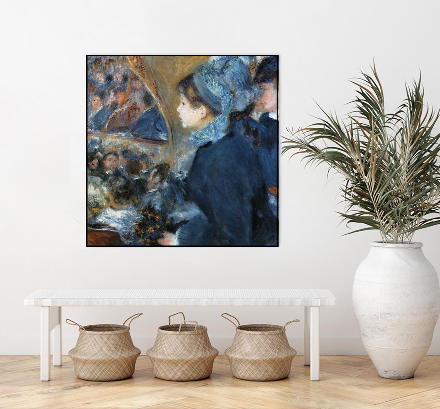 À l'opéra by Auguste Renoir on GIANT ART - beige figurative woman