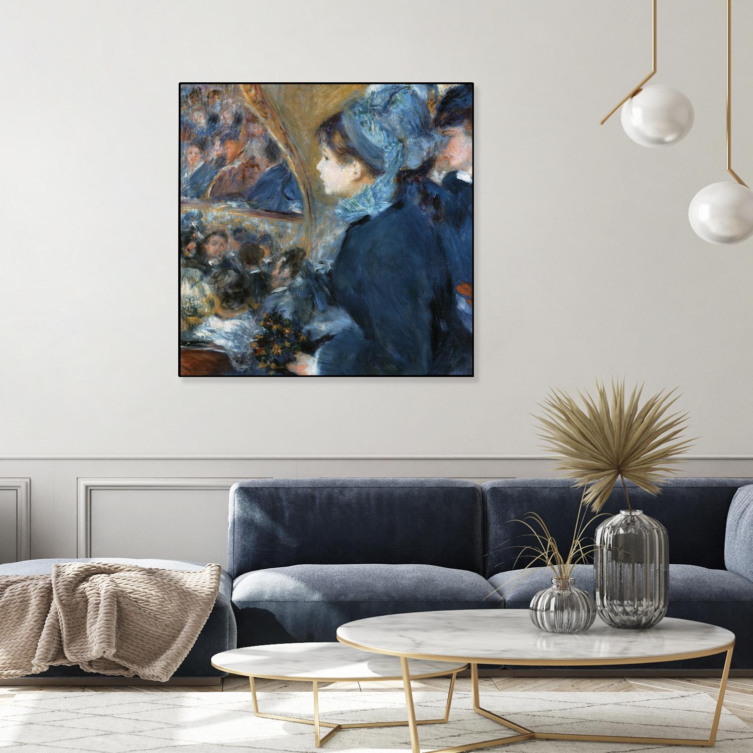 À l'opéra by Auguste Renoir on GIANT ART - beige figurative woman