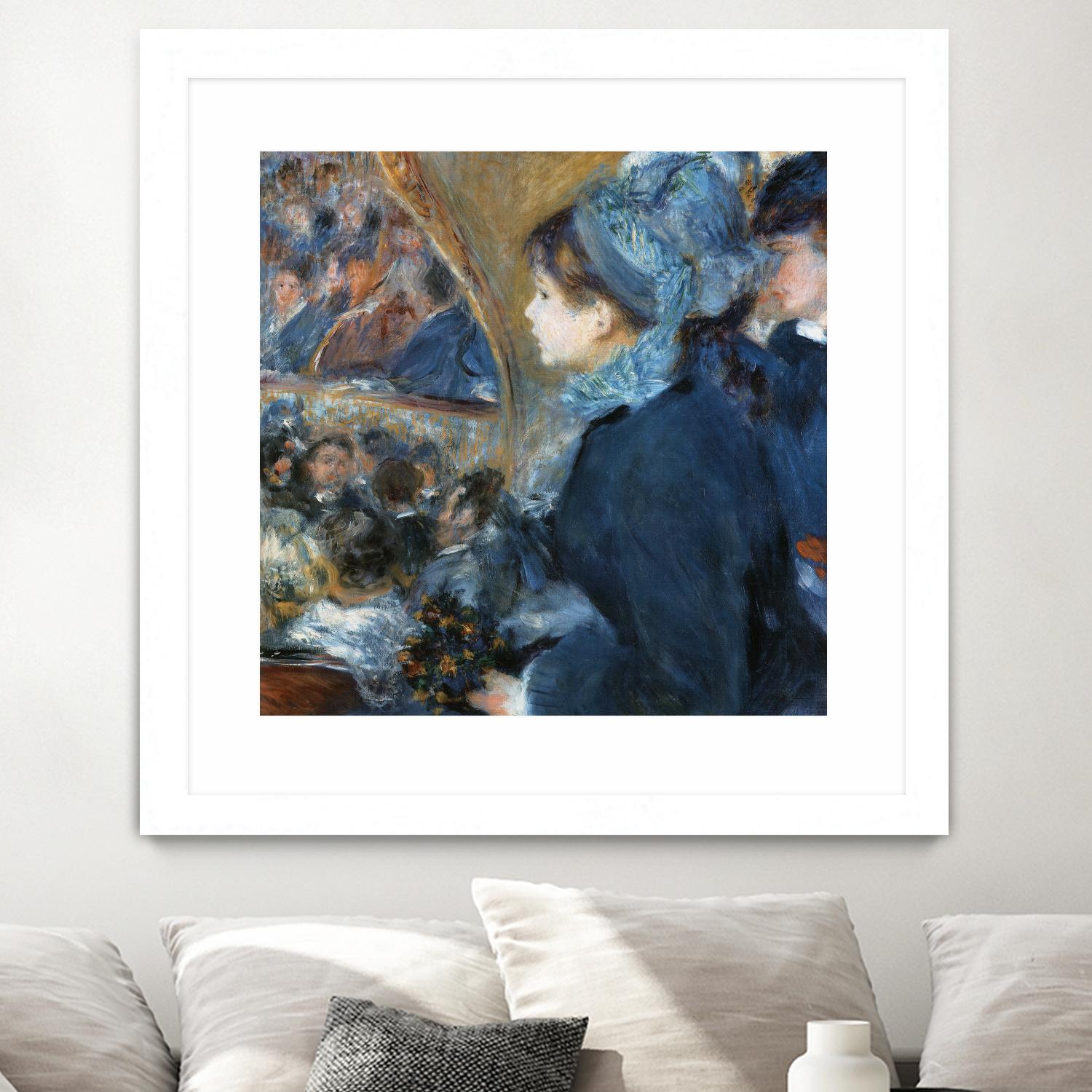 À l'opéra by Auguste Renoir on GIANT ART - beige figurative woman