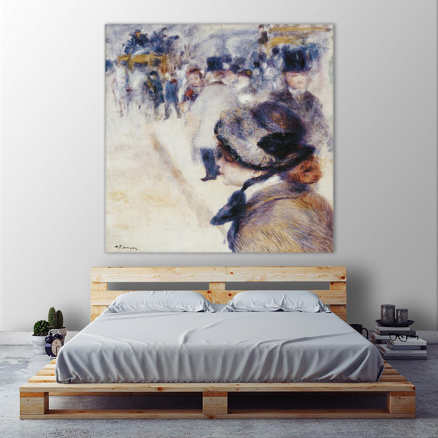 La Place Clichy by Auguste Renoir on GIANT ART - beige figurative renoir