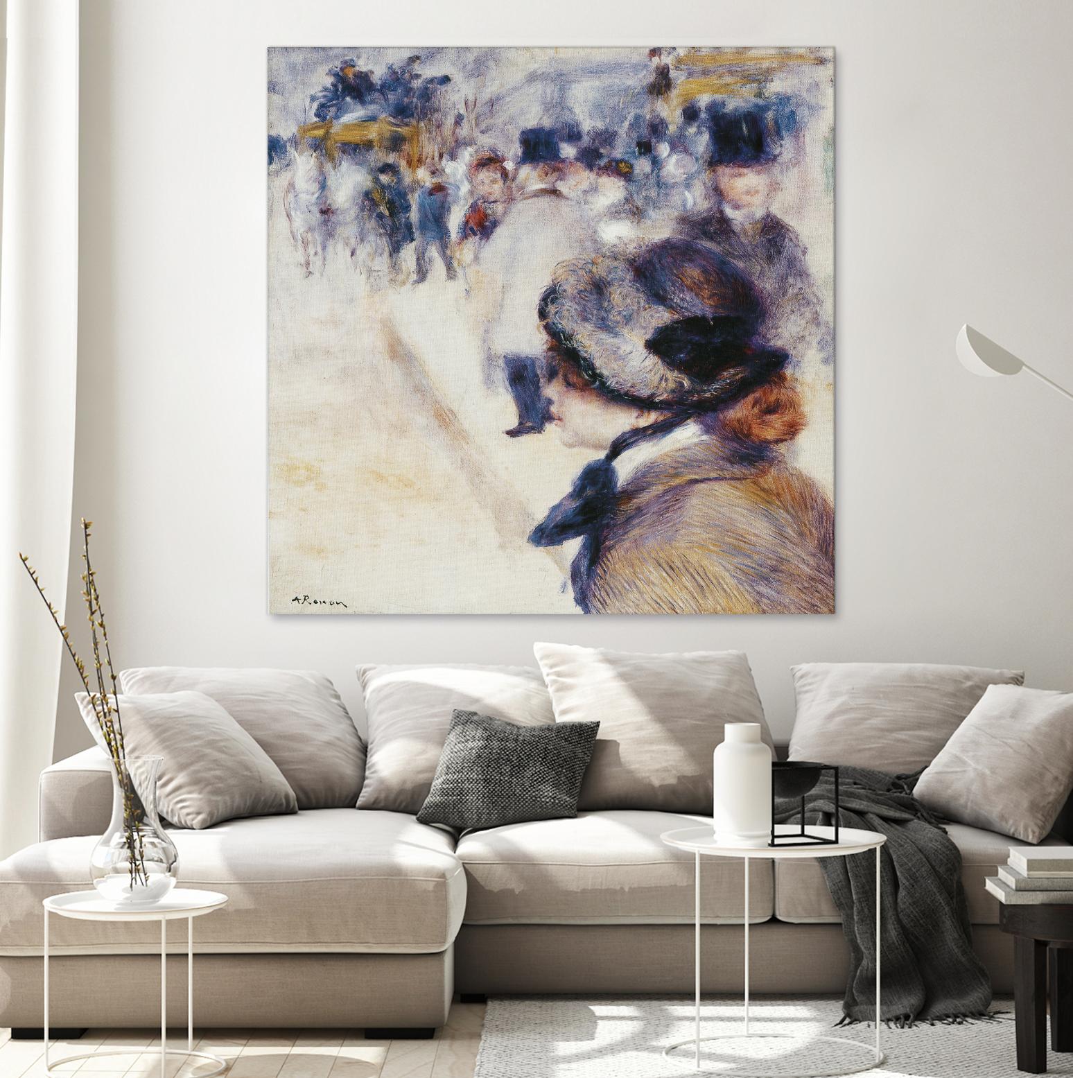 La Place Clichy by Auguste Renoir on GIANT ART - beige figurative renoir