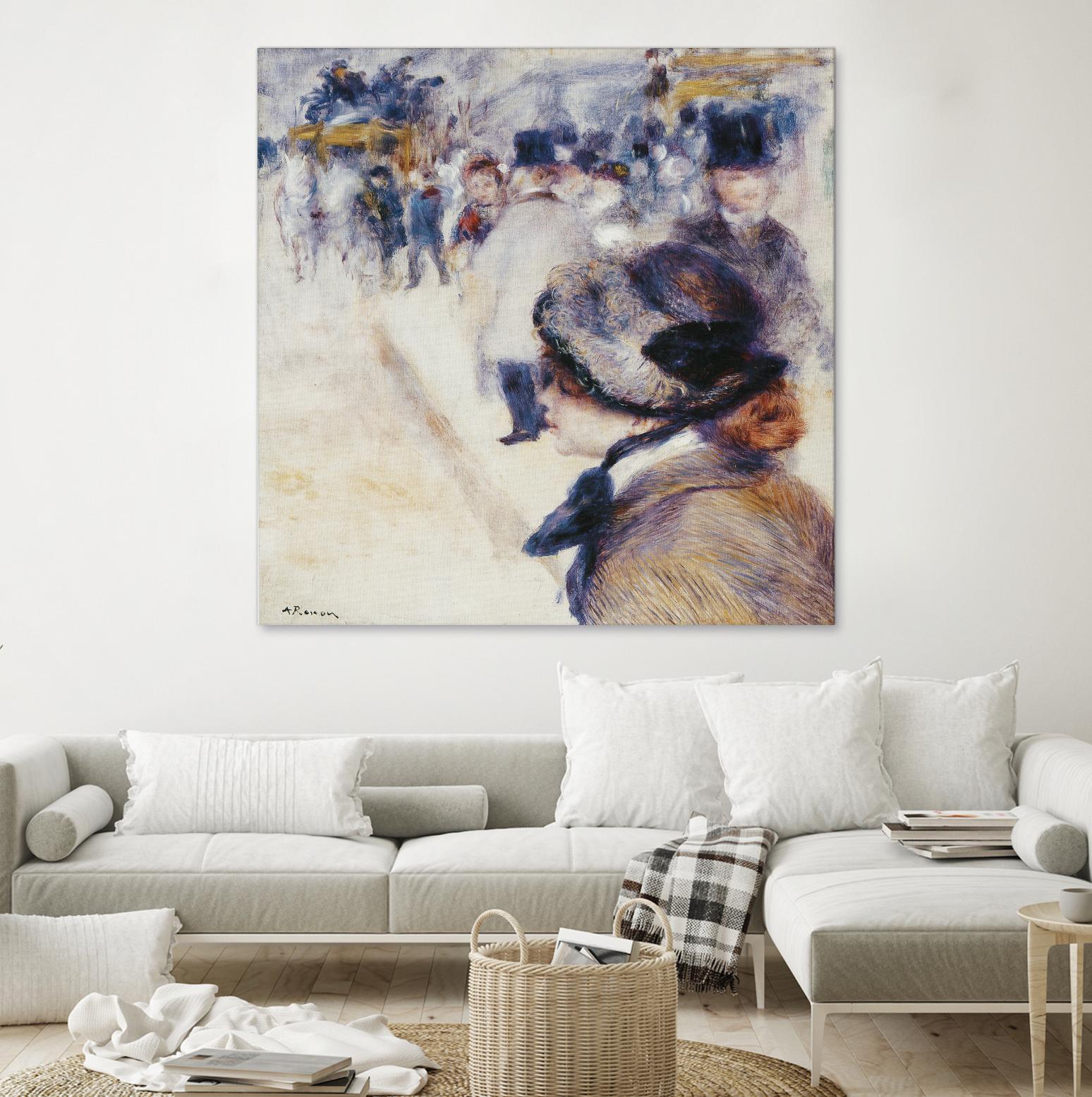 La Place Clichy by Auguste Renoir on GIANT ART - beige figurative renoir