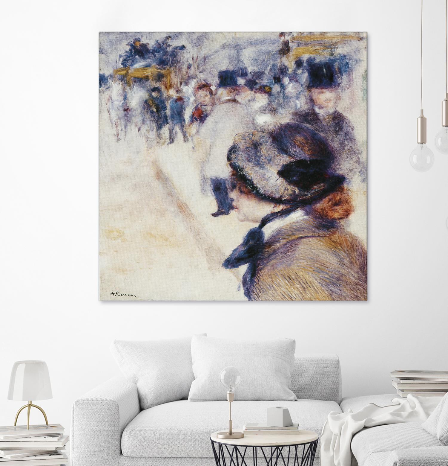 La Place Clichy by Auguste Renoir on GIANT ART - beige figurative renoir