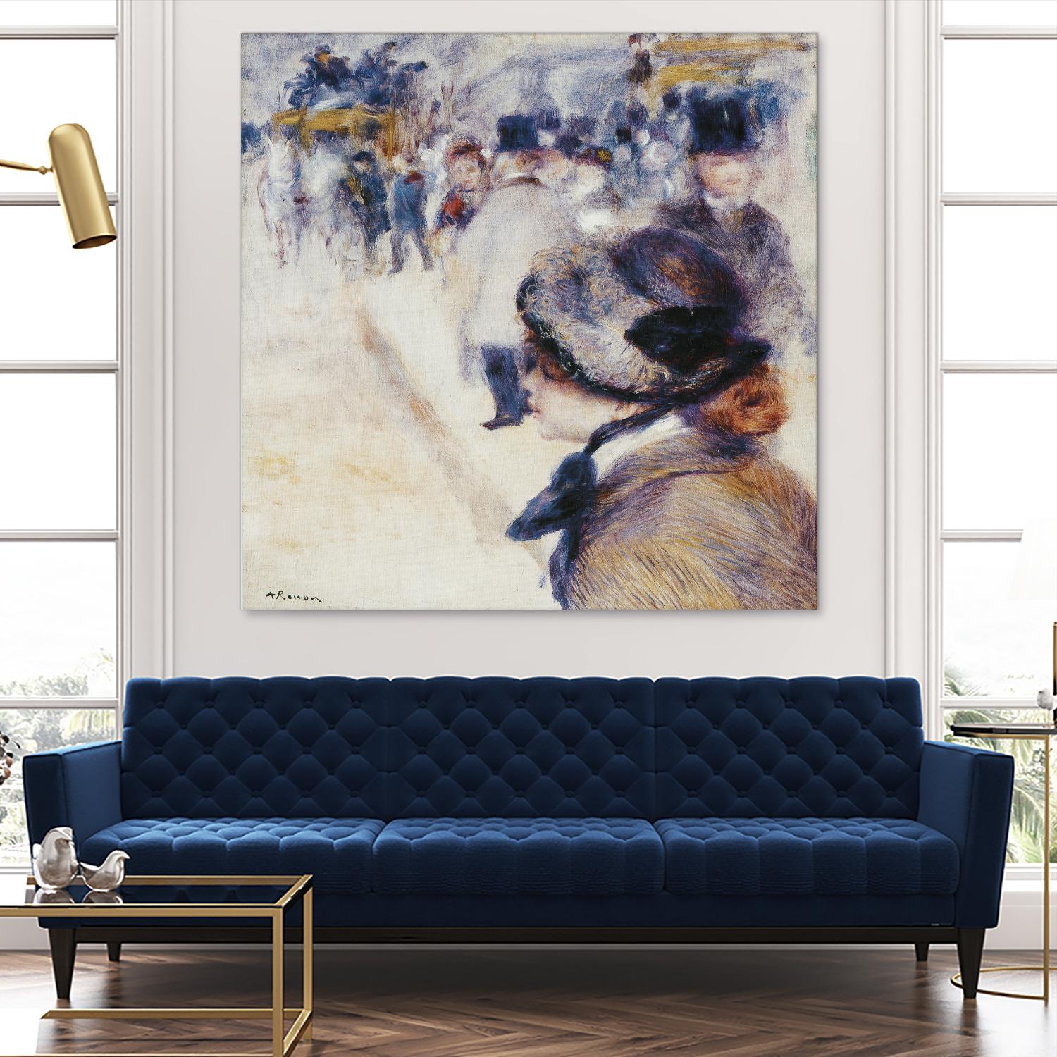 La Place Clichy by Auguste Renoir on GIANT ART - beige figurative renoir
