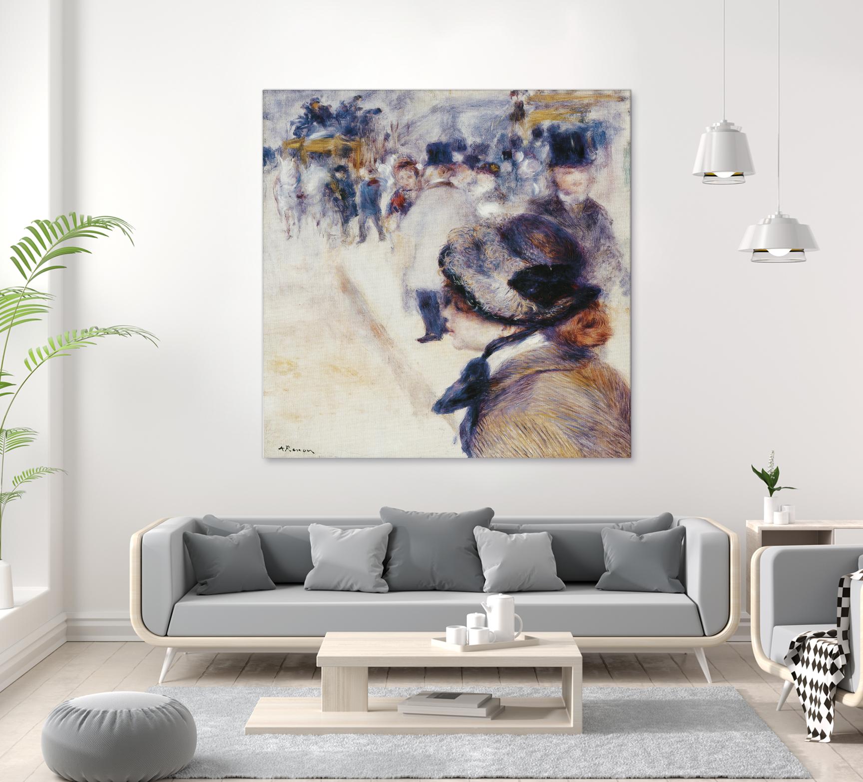 La Place Clichy by Auguste Renoir on GIANT ART - beige figurative renoir