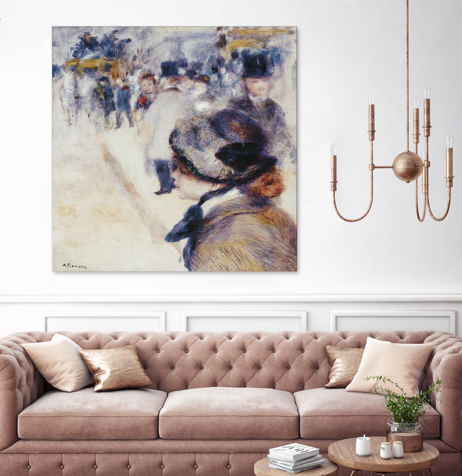 La Place Clichy by Auguste Renoir on GIANT ART - beige figurative renoir