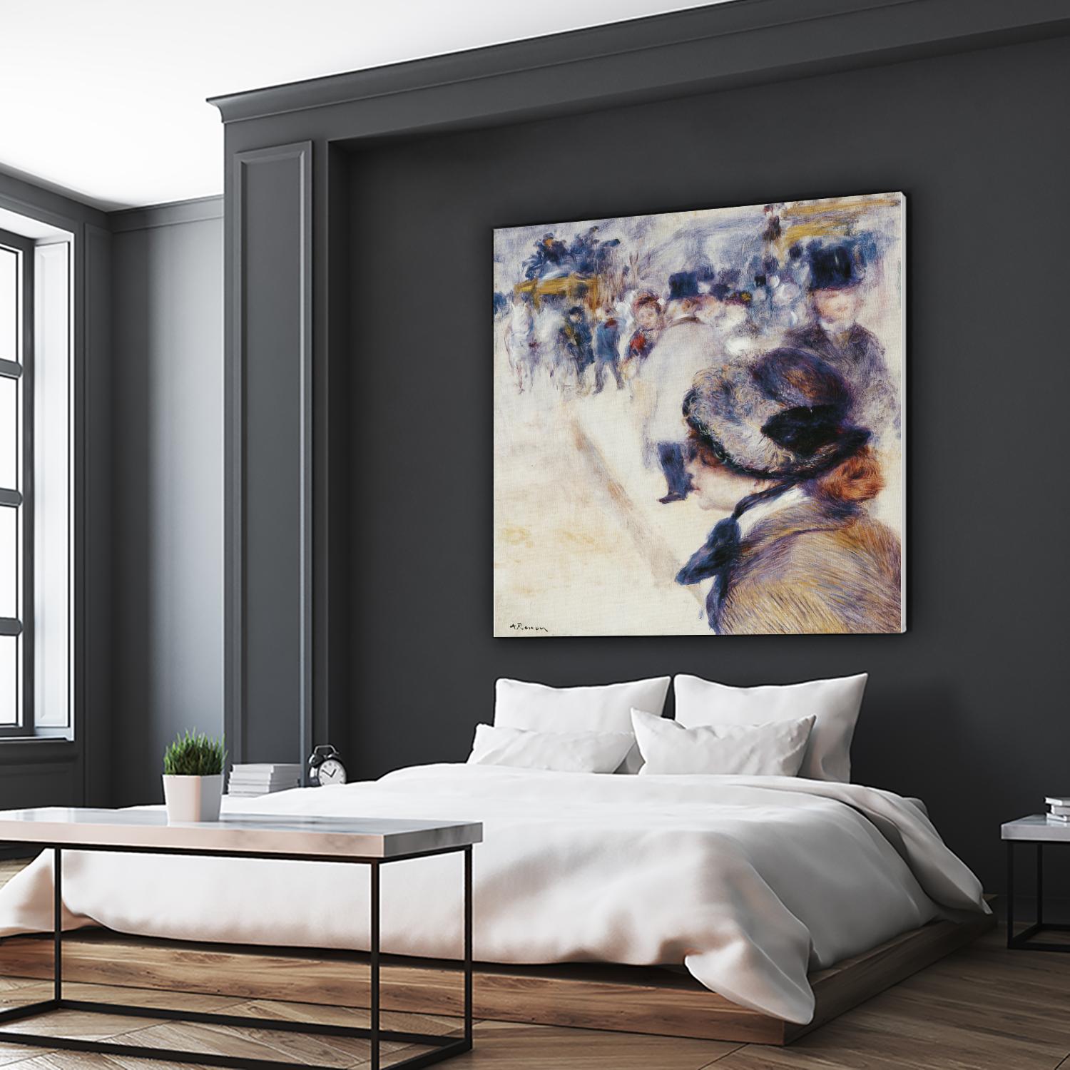 La Place Clichy by Auguste Renoir on GIANT ART - beige figurative renoir