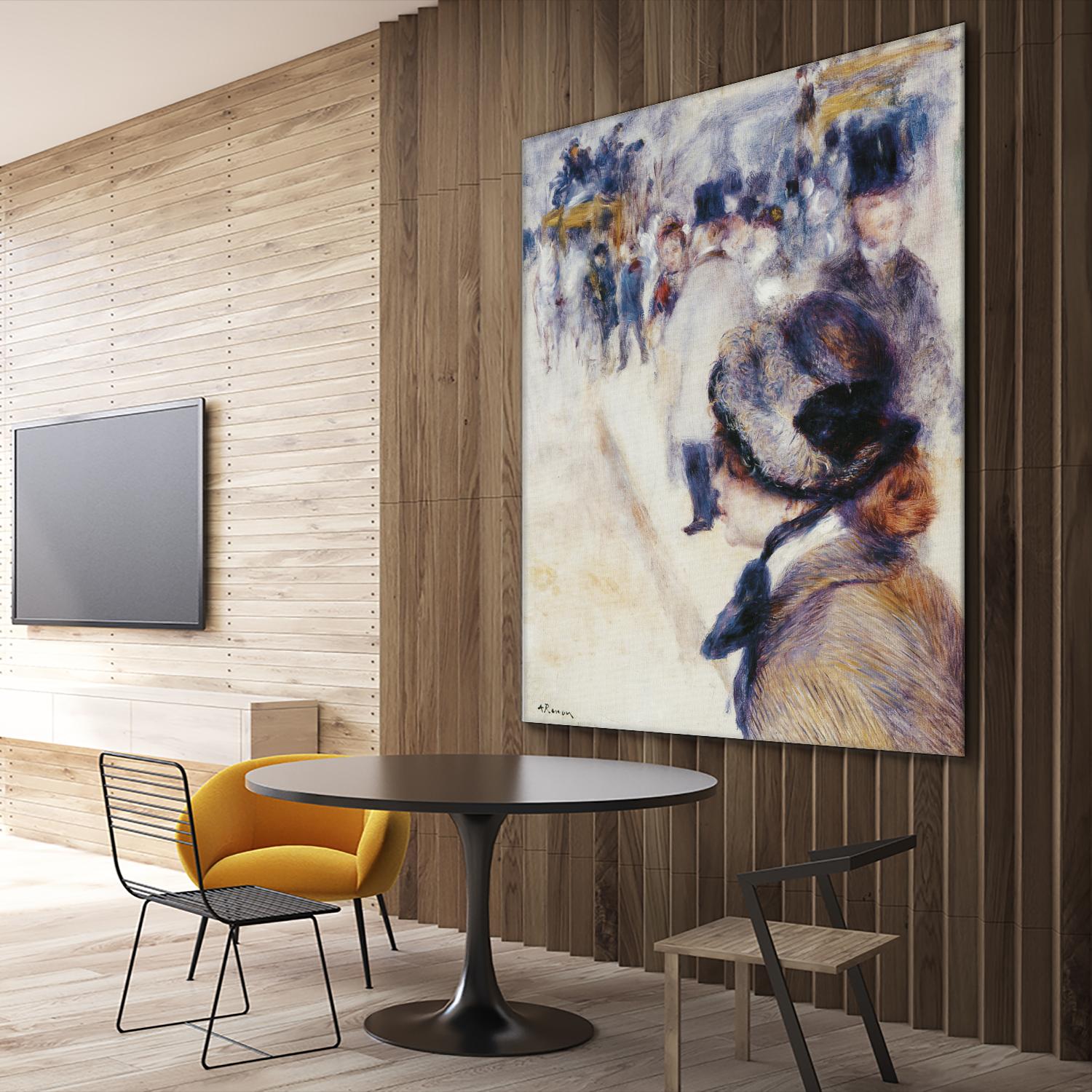 La Place Clichy by Auguste Renoir on GIANT ART - beige figurative renoir