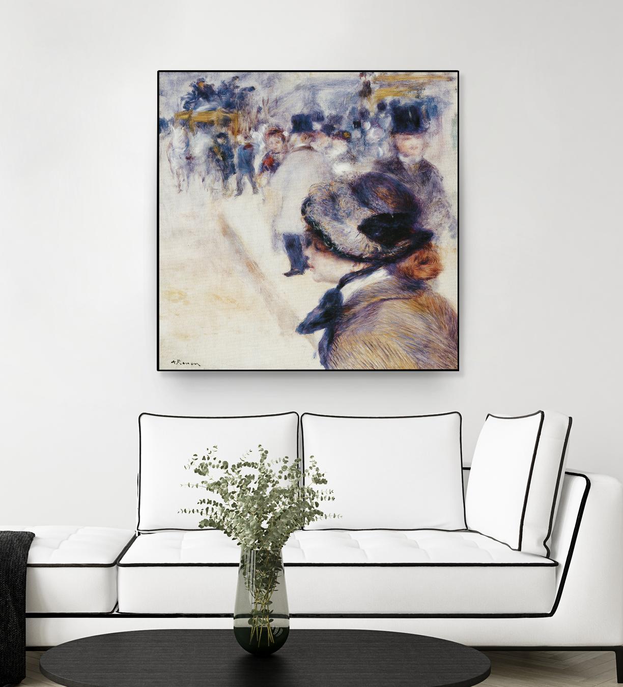 La Place Clichy by Auguste Renoir on GIANT ART - beige figurative renoir